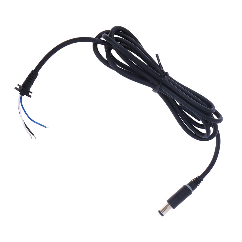 Suitable For Dell HP Laptop Charger Adapter Black Pin 7.4 X 5.0mm With Led Light 1.8M Copper DC Tip Plug Connector Cord Cable. 