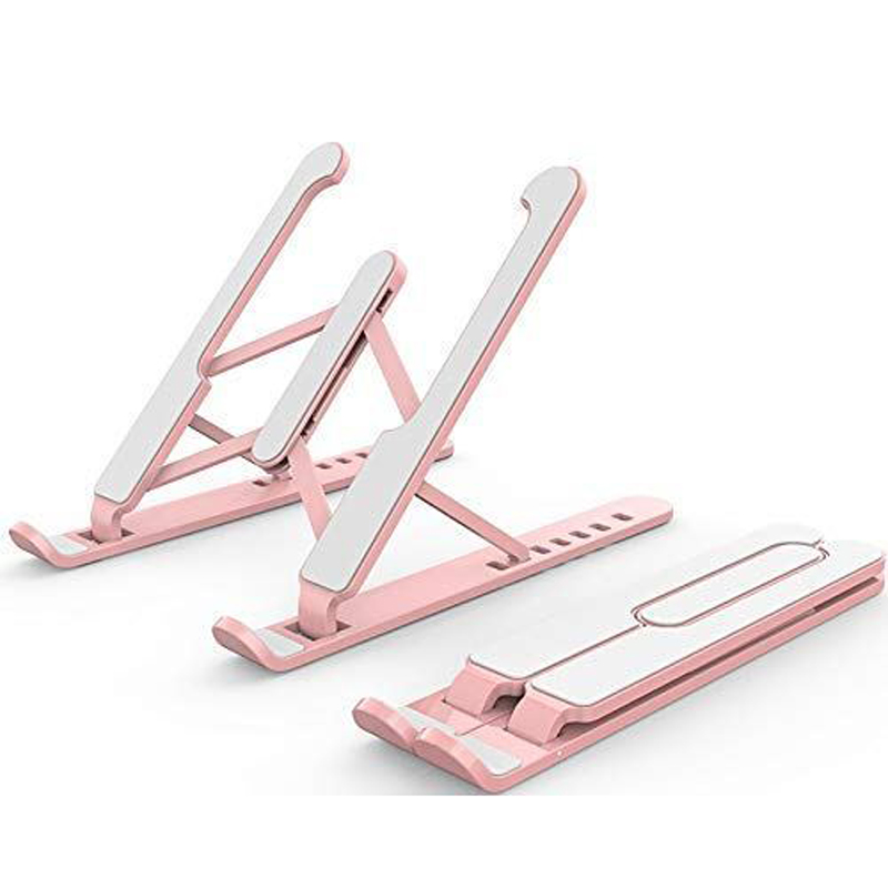 Adjustable Plastic Laptop Stand Portable Foldable Height Adjustable Notebook Computer Stand. 