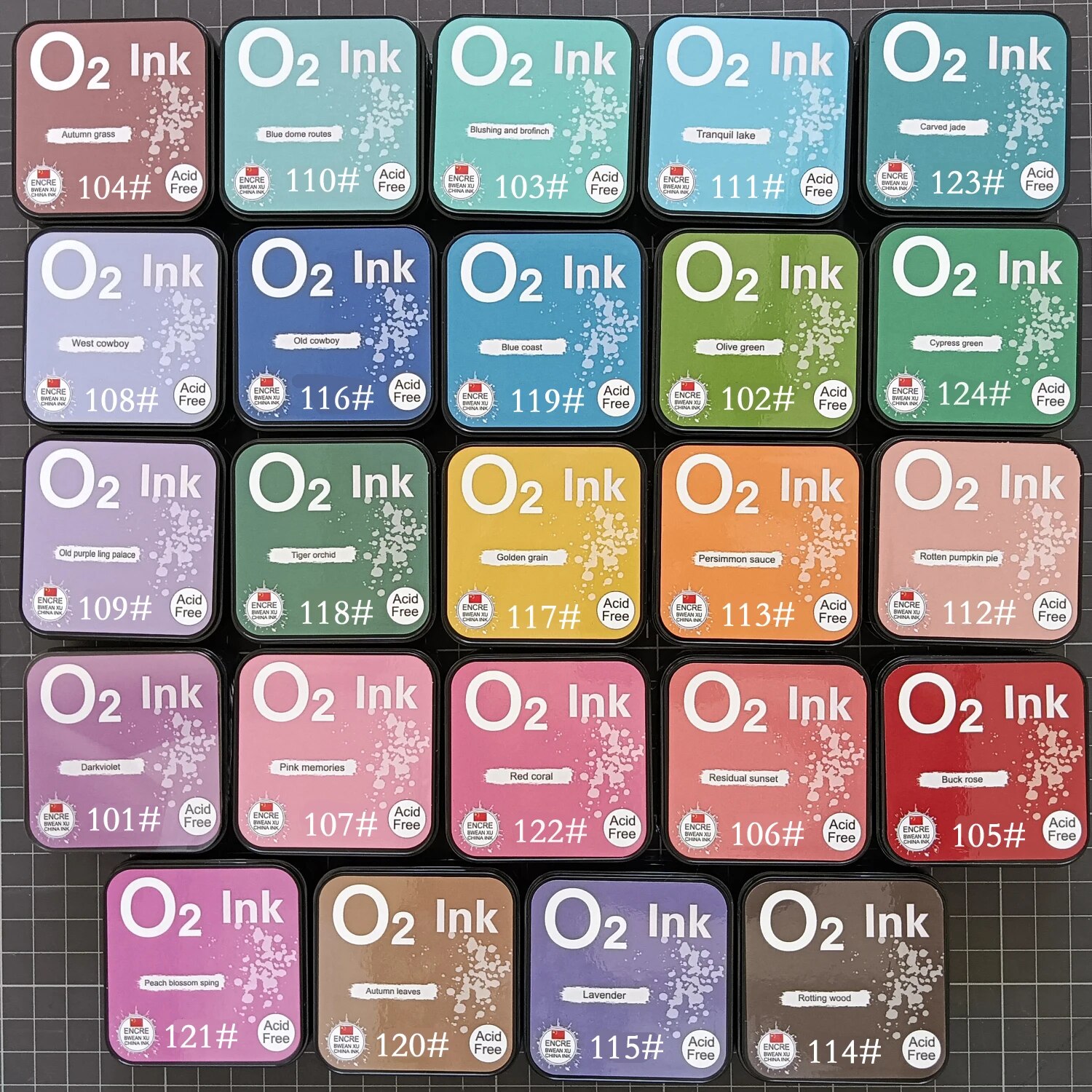 Alinacutle Water-reactive Oxide Ink Pads Stamping Tools For Clear Stamps Scrapbooking Handmade Craft Art Paint Ink Pad