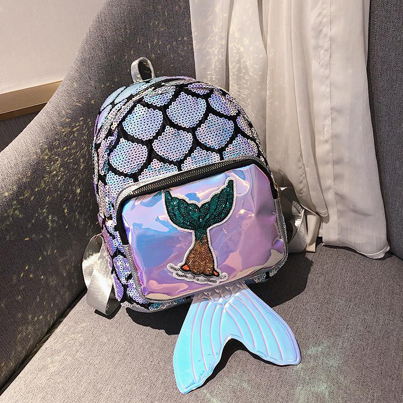 justice mermaid tail backpack