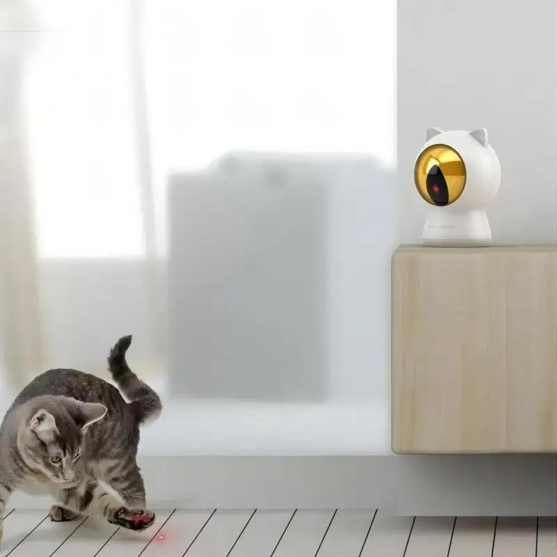 Pet Toys Rechargeable App Intelligent Control Interactive Light Machine Teasing Red Dot Cat Playing Laser Pointer Toy. 