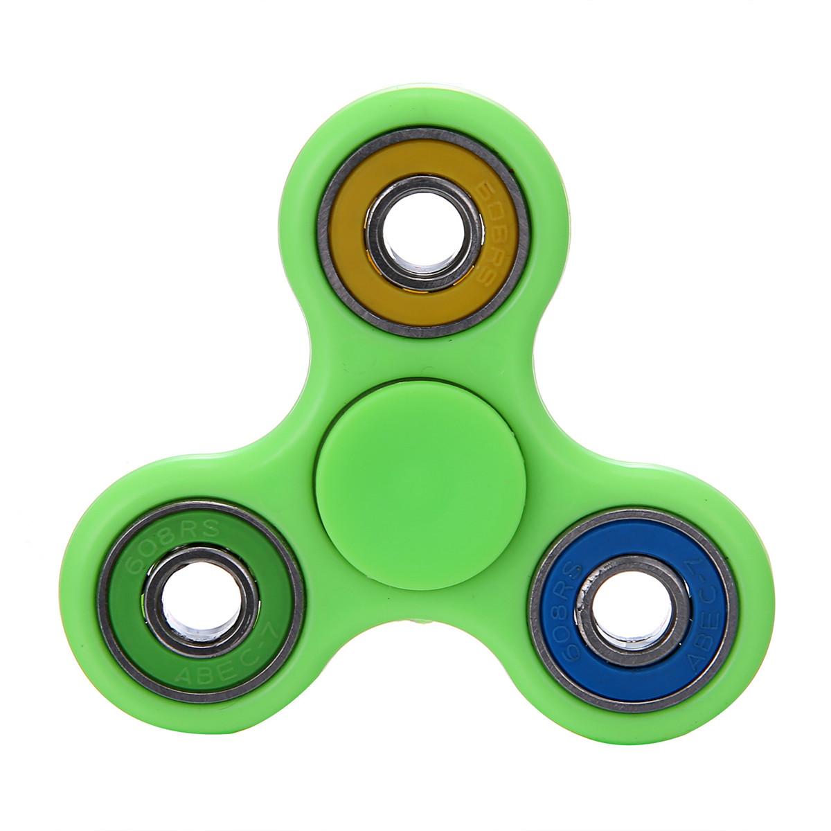 EDC hand focus 3D Fidget TRI spinner ceramic Bearing Gift toys relieves stress 