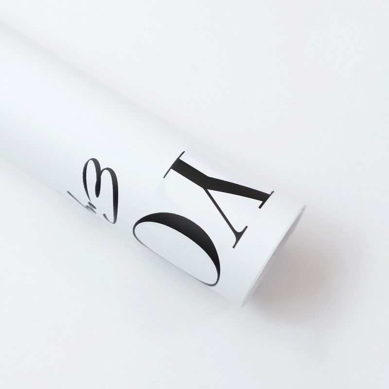 Simple English Floral Wrapper / Valentine Flowers Package Paper