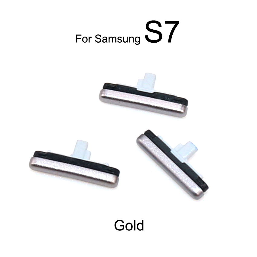 Power Volume and Bixby Button Out Side Key Side Button For Samsung Galaxy S7 External Volume Button + Power ON OFF