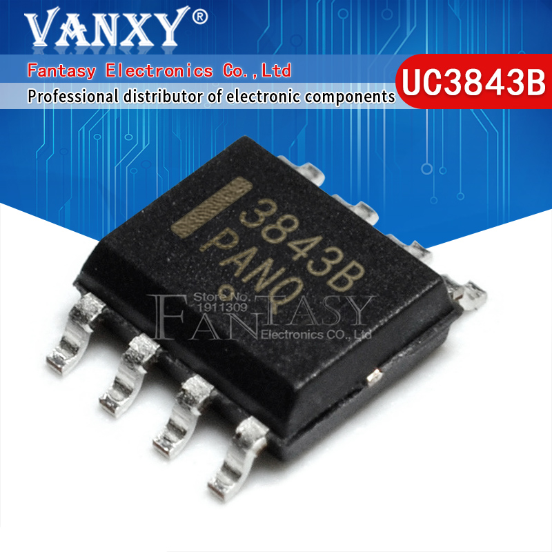 10pcs UC3843A SOP8 UC3843B SOP UC3843 3843B 3843A SOP-8