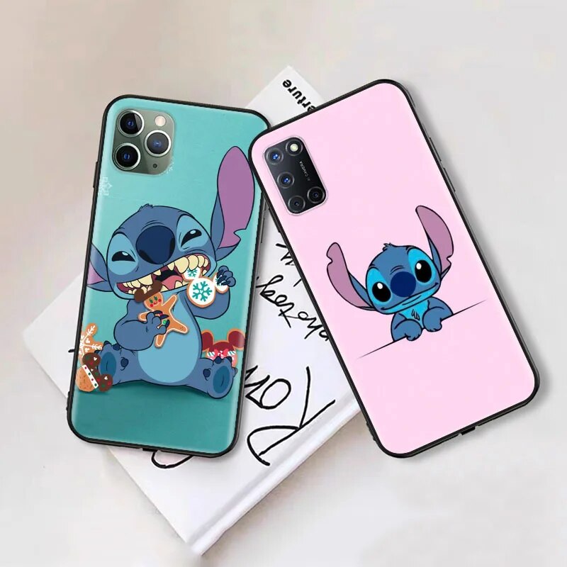Black Case for Xiaomi POCO C3 C40 Redmi 10C 10A Note Mi 10 10t 10S Pro 5g Cover Z-46 Stitch. 
