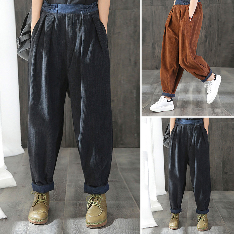 baggy corduroy trousers