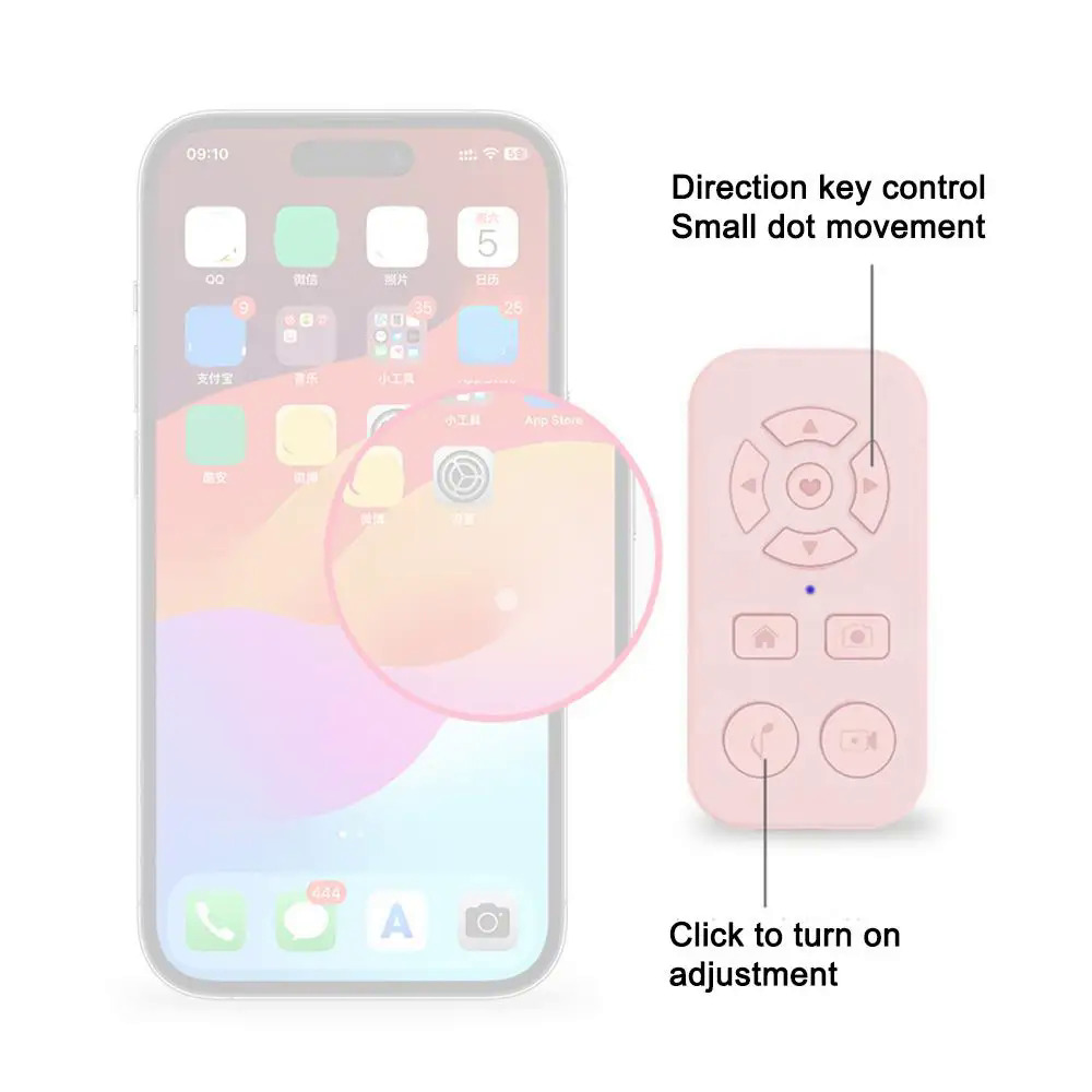 Bluetooth Smart Remote For Xiaomi IPhone Samsung Mobile Phone Universal Remote Control Selfie Stick Bluetooth Camera Controller. 