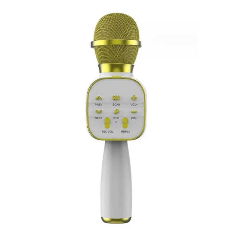 DS813 Wireless Bluetooth Karaoke Microphone Handheld Microphone Professional Speaker Music Player Gaming Mic For Home KTV. 