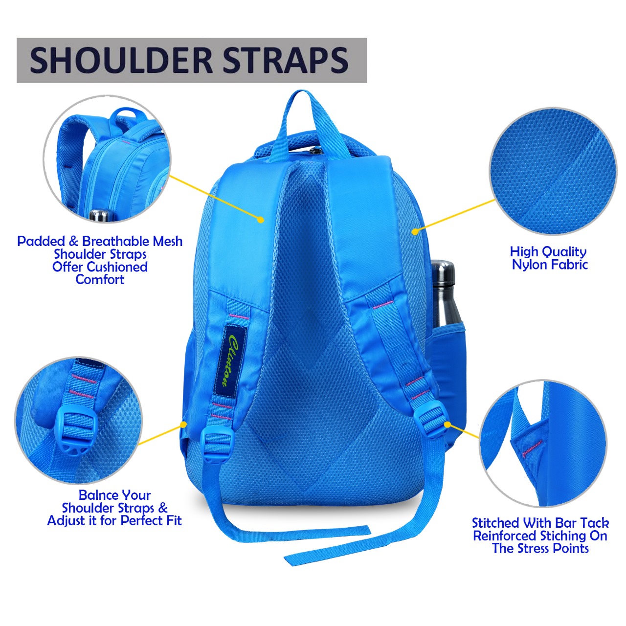 Espiral CLINTON Fashionable Cute Stitch Backpack for Teenager School Bag Baby Cartoon Backpack Boys Girls Stitch Laptop Travel Bags (Hight 17"). 