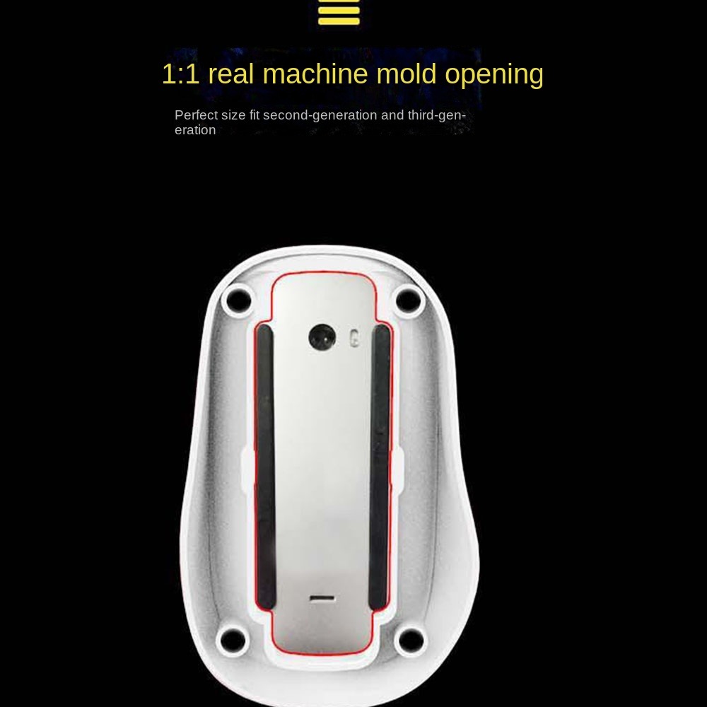Ergonomic Mouse Base Design Ergonomic Mouse Grip Support Magic Mouse Accessories Charging Pad Shell Shell Increase Height Charging Base for Apple Magic Mouse Dock PC. 