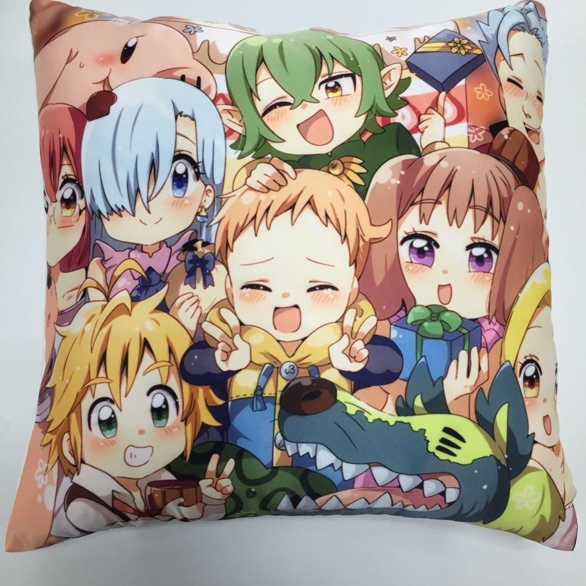 Suef Anime manga Nanatsu no Taizai The Seven Deadly Sins Gown Anime two sided Pillow Cushion Case Cover 217