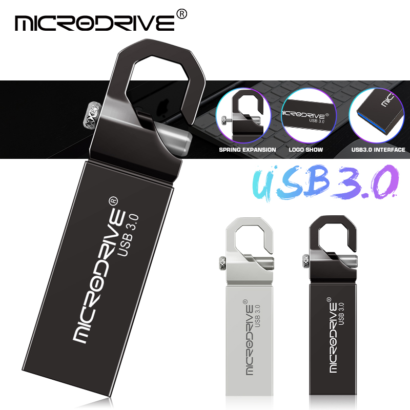 Black/Silver Usb 3.0 Pen Drive 32GB Usb Flash Drive Memory Stick Flash Disk 64GB 128GB Pendive Stick Storage Device. 