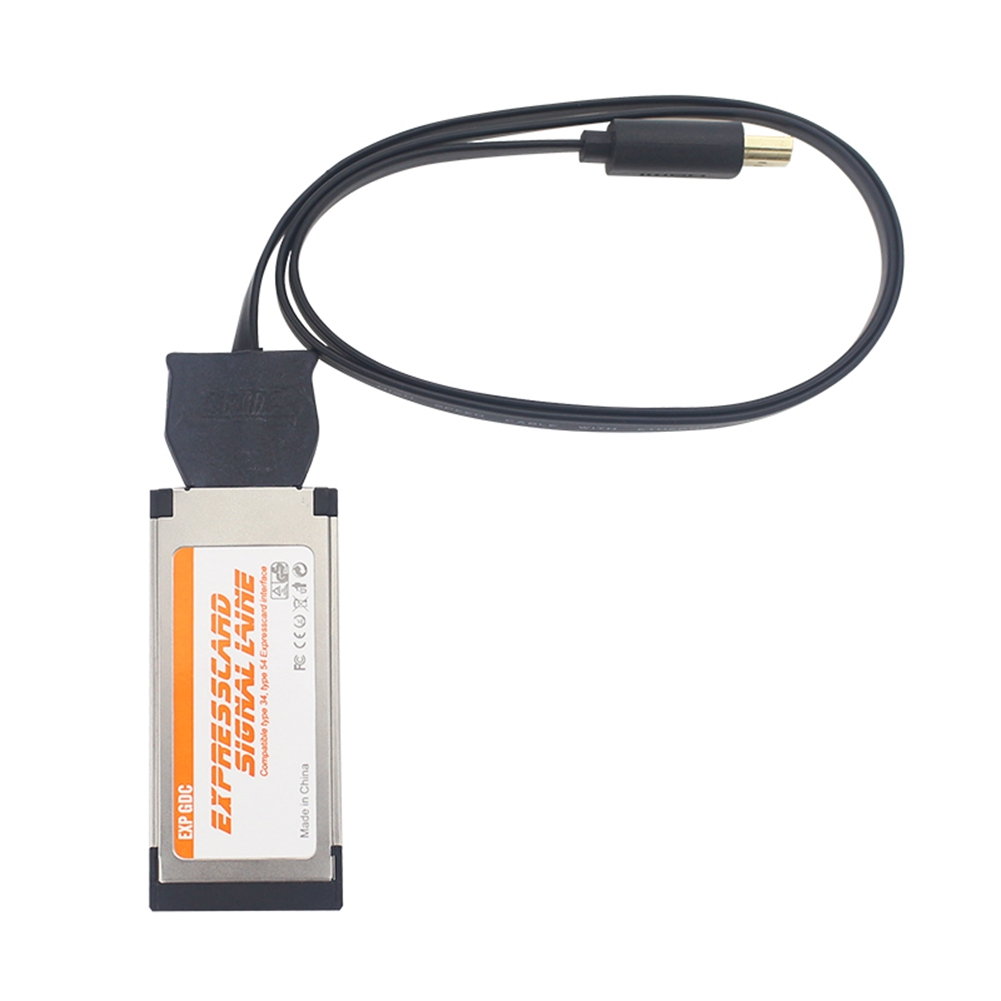 PCI E EXP Video Card Docking Station Laptop with Expresscard Cable. 