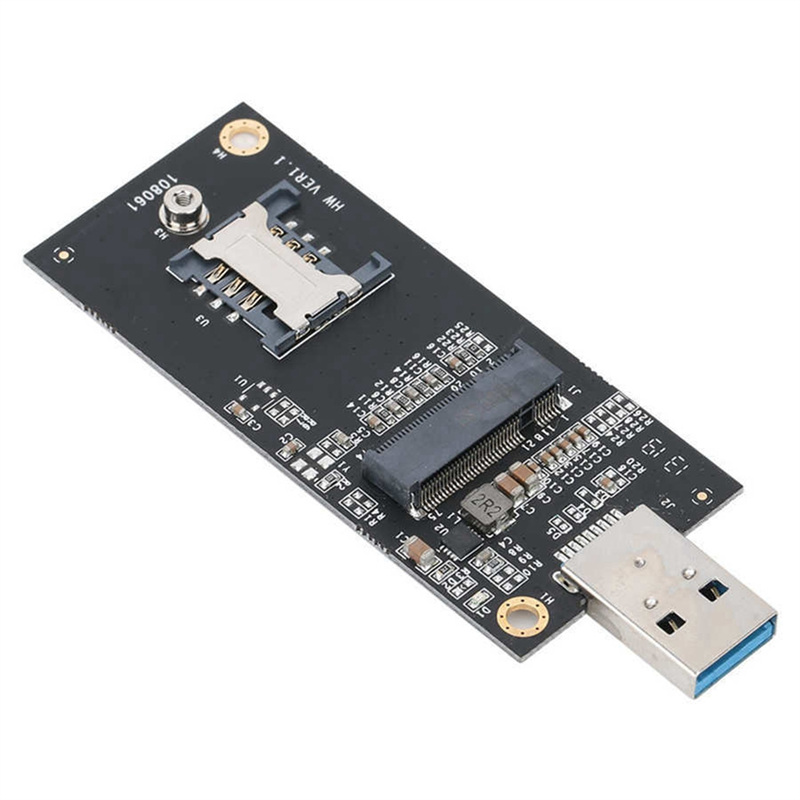 USB3.0 to NGFF Key B 3G4G WWAN Module Network Card Multifunction Test Adapter Board with SIM Slot Module Computer Spare Parts. 