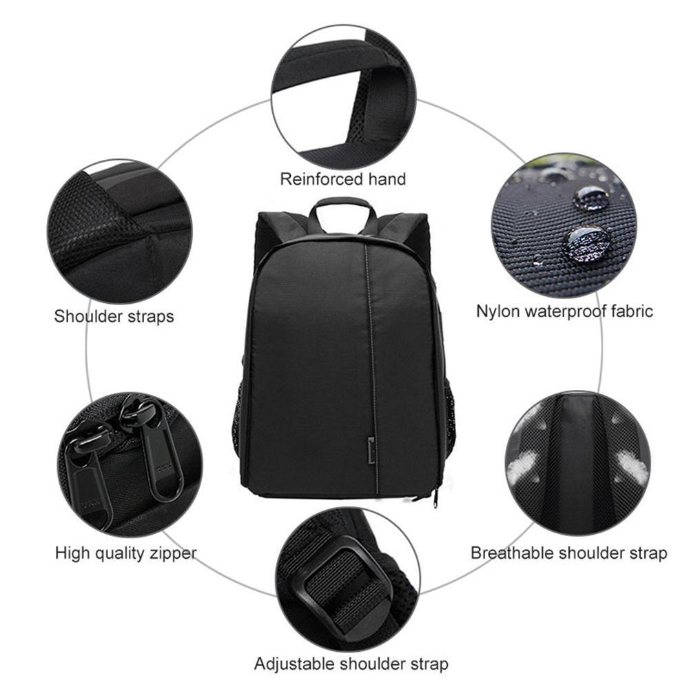 DSLR Camera Backpack Waterproof Camera Bag Organizer with Adjustable Padded for DSLR Cameras Universal Waterproof Digital Camera Backpack. 