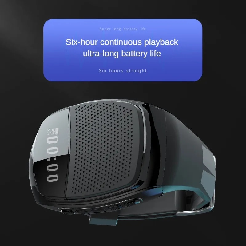 B90 Wrist Wireless Bluetooth Speaker Watch Creative Mini Audio Outdoor Sports Intelligent Display Portable Card Radio Free Calls. 