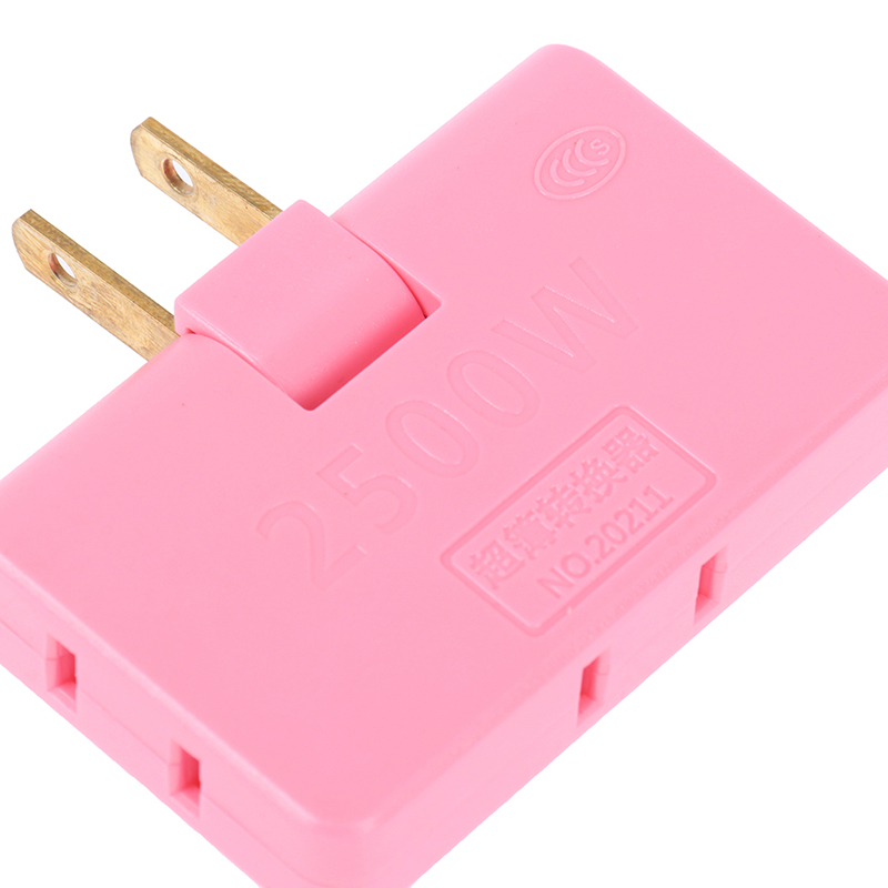 Rotatable Socket Converter 180 Degree Multi Plug Slim Wireless Outlet Adapter BDM. 