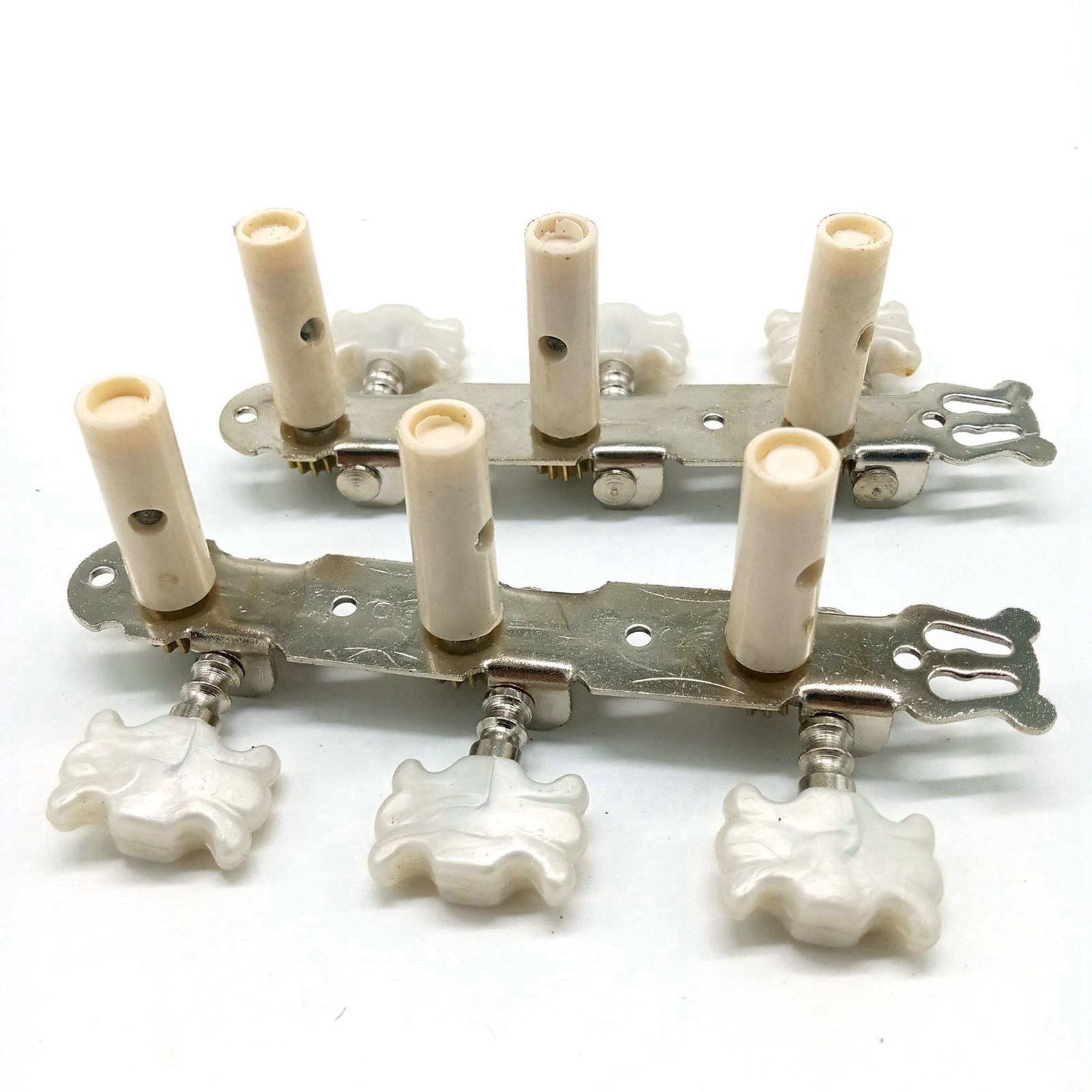 2X One Pair Guitar Tuning Pegs Machine Tuners White Machine Head for Classic Guitar Guitar Part Accessories. 