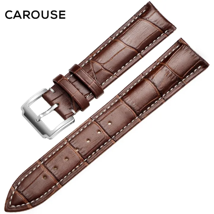 Carouse Watchband Soft Calf Leather Watch Strap 18mm 20mm 22mm 24mm Watch  Band for Tissot Seiko Accessories Wristband: Buy Online at Best Prices in  Bangladesh 
