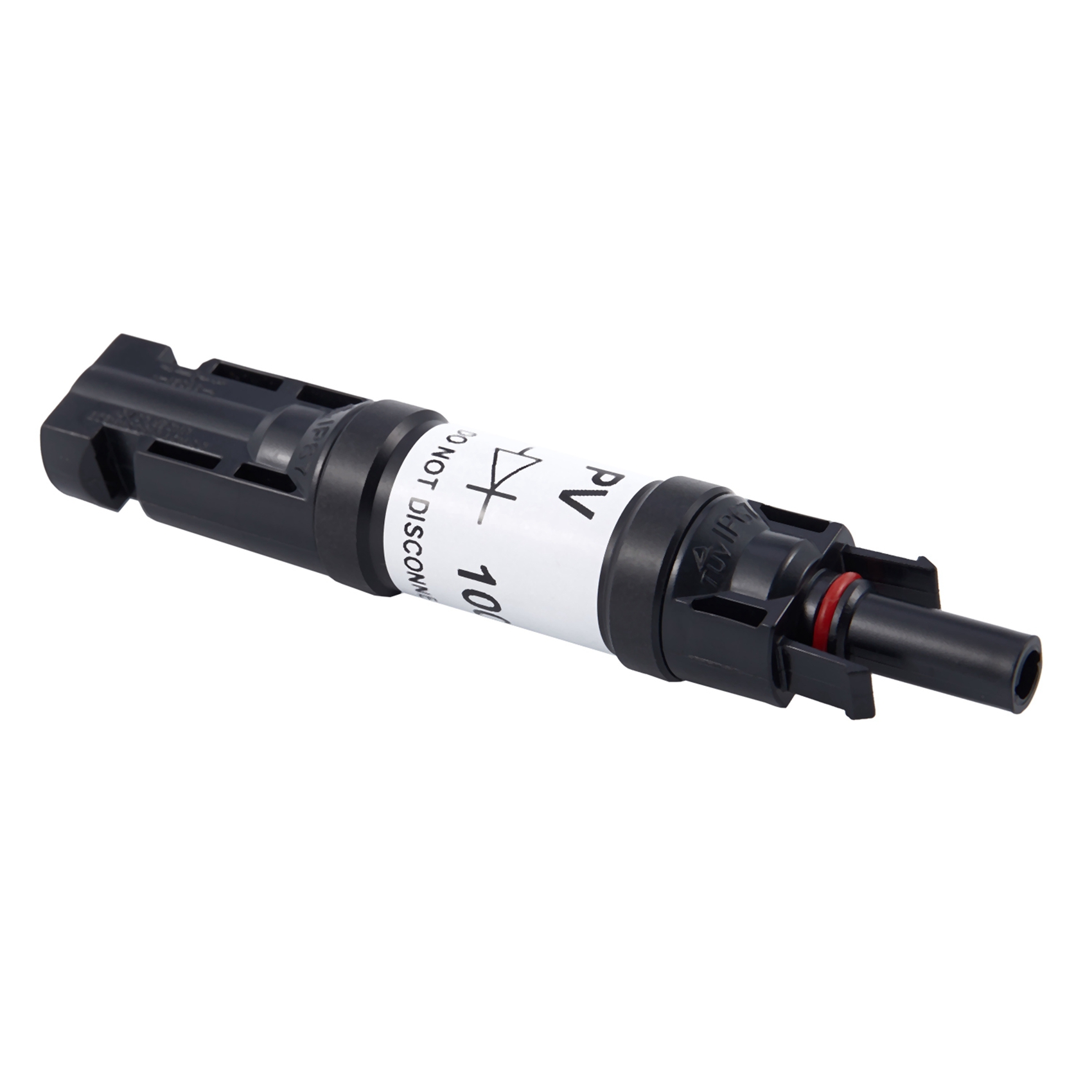 PPO + PC panel connector-4 x PV Diode connector-Black. 