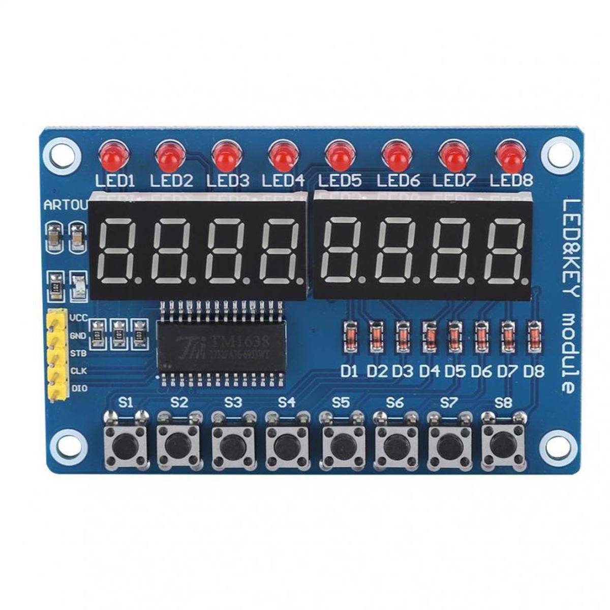 New 8-Bit Di tal LED Key Tube T 38 Display Module For Arduino AVR Aut ntic