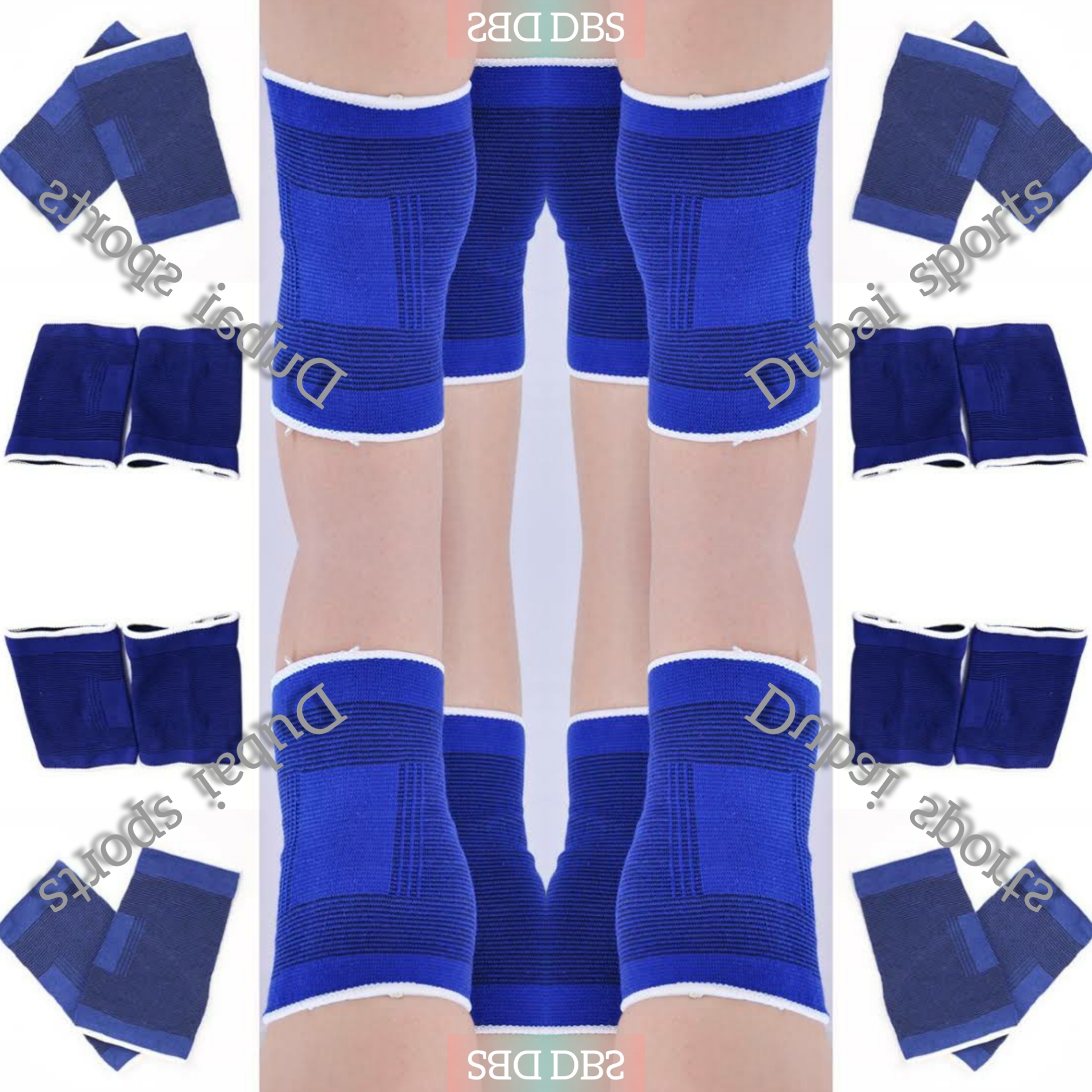 Compression Knee Brace Support Sleeve Pain Relief For Sport Fitness Running Dubai Sports. 