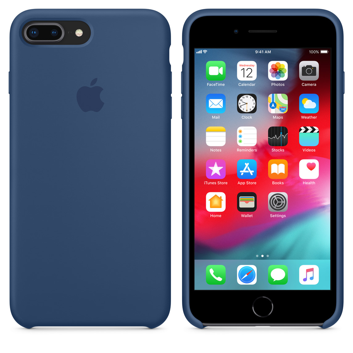 Liquid Silicone Soft Back Cover for iPhone 6 6s 6 Plus 6s Plus. 