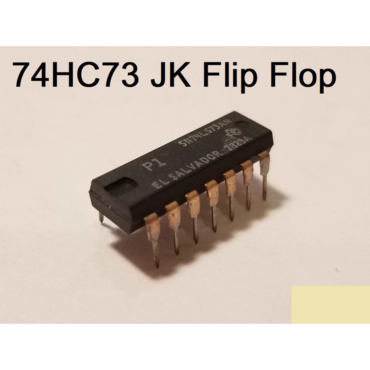 2Pcs- 7473 SN74HC73N 74HC73 74LS73 Flip Flop Dual In Line Package DIP 14 Pin IC Electrical Circuitry & Parts
