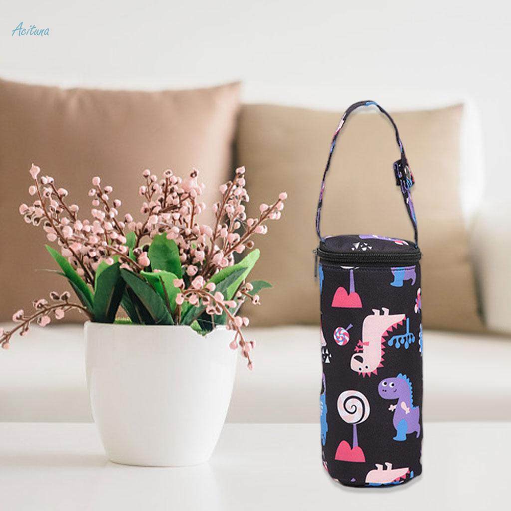 2 x Portable Insulated Baby Bottle Bag Reusable for Daycare Travel Carrier. 
