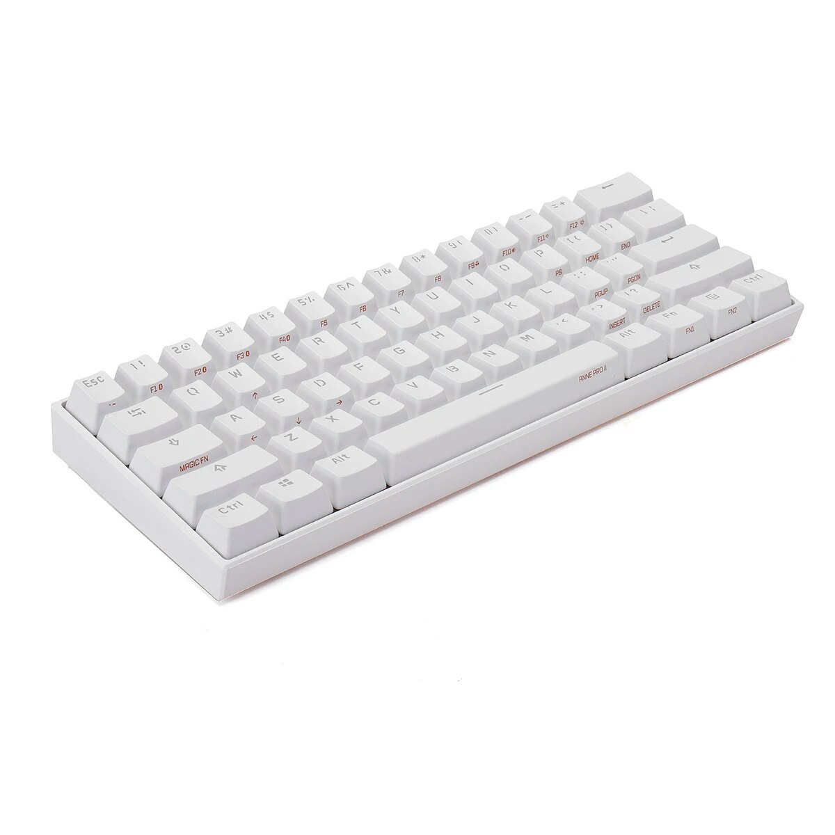 ANNE Pro2 Portable Mini Wireless bluetooth 60% Mechanical Keyboard Pro Red Blue Brown Switch Gaming Keyboard Detachable Cable. 