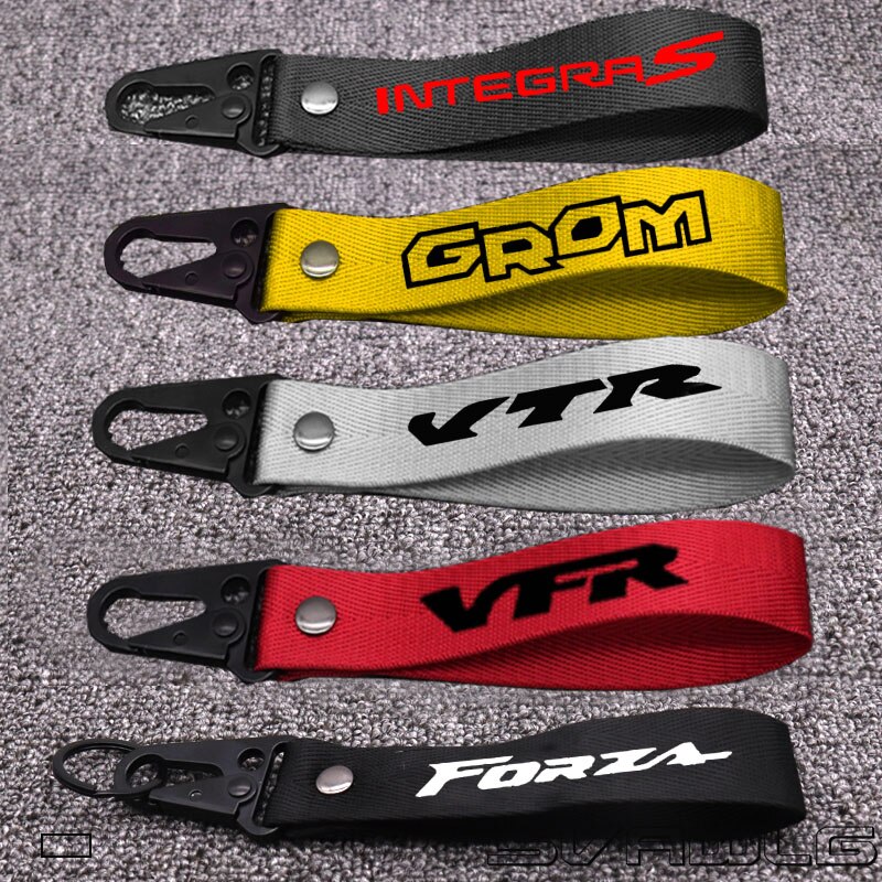 【VisioN Shop】3D Key Chain Collection Keychain Honda FORZA 300 250 GROM MSX125 VTR VFR 800F/X 750 1200X/F Motorcycle Keyring. 