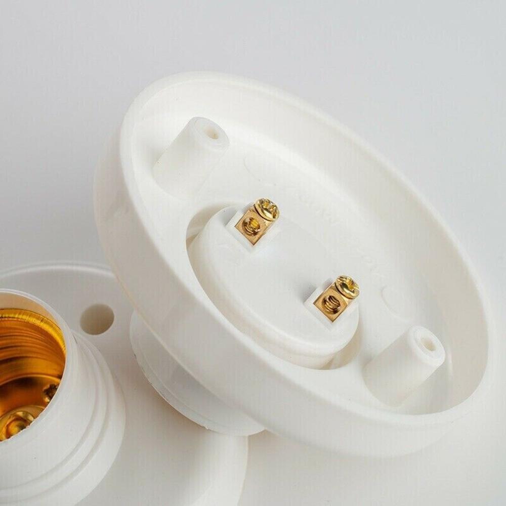 Light Bulb E27 Light Bulb Fixing Base Cap Pendant Lamp E27 Light Bulb Socket Fixing Round Lamp Base Holder for Light Bulb. 