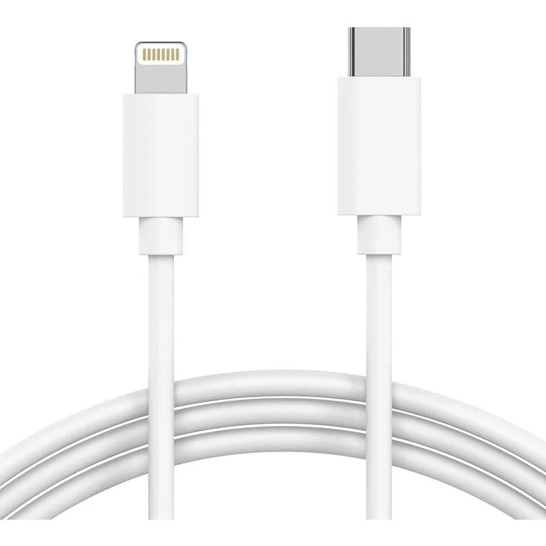 For Apple iPhone 13/13 Pro/13 Pro Max USB C to Lightning Charger Cable - White (1 Meter)