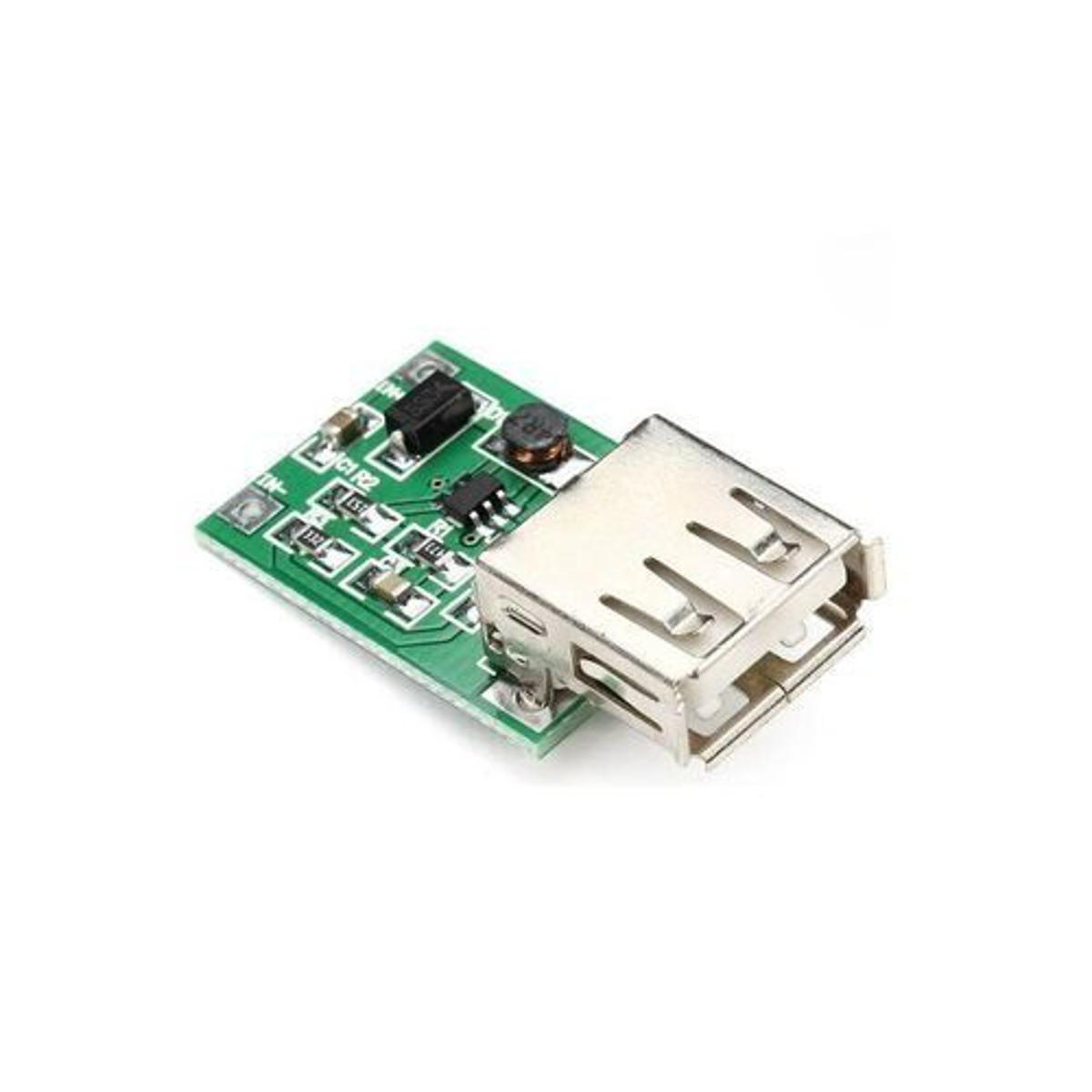 DC DC Step Up 0.9V-5V To 5V 600mAh Boost Converter Green Color Power Supply Module Battery Charger Voltage Module USB Output Charging Circuit.