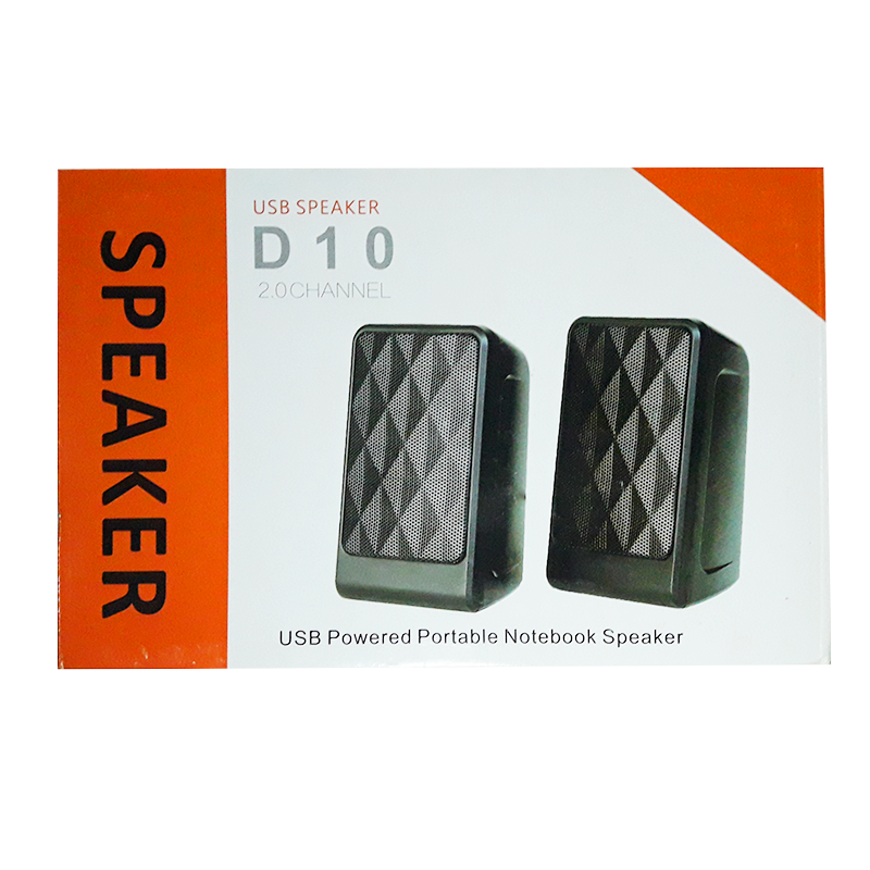 Multimedia Speaker D10 USB 5V 3W Speaker Bass Sound USB 2.0 Channel For Computer PC Laptop Notebook Mobile Phone. 