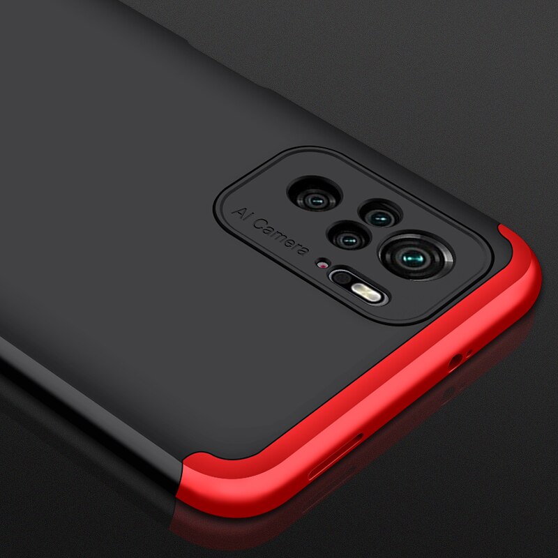 GKK For Redmi Note 10 / Note 10s Back Cover GKK 360 Degree Shockproof Full Protective Anti-Shock Case. 