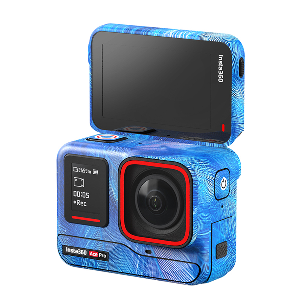 Camera Body Stickers Easy To Paste Camera Decal PVC Skin Decorative Stickers Action Camera Full Coverage Protective Accessories Easily Removed Reusable Camera Protection Skin. 
