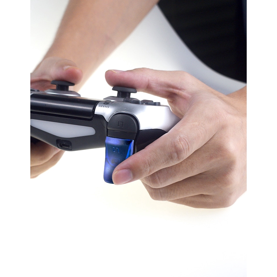 DATA FROG 1 Pairs L2 R2 Buttons Trigger Extenders Gamepad Pad for PlayStation 4 PS4/PS4 Slim/Pro Game Controller Accessories. 