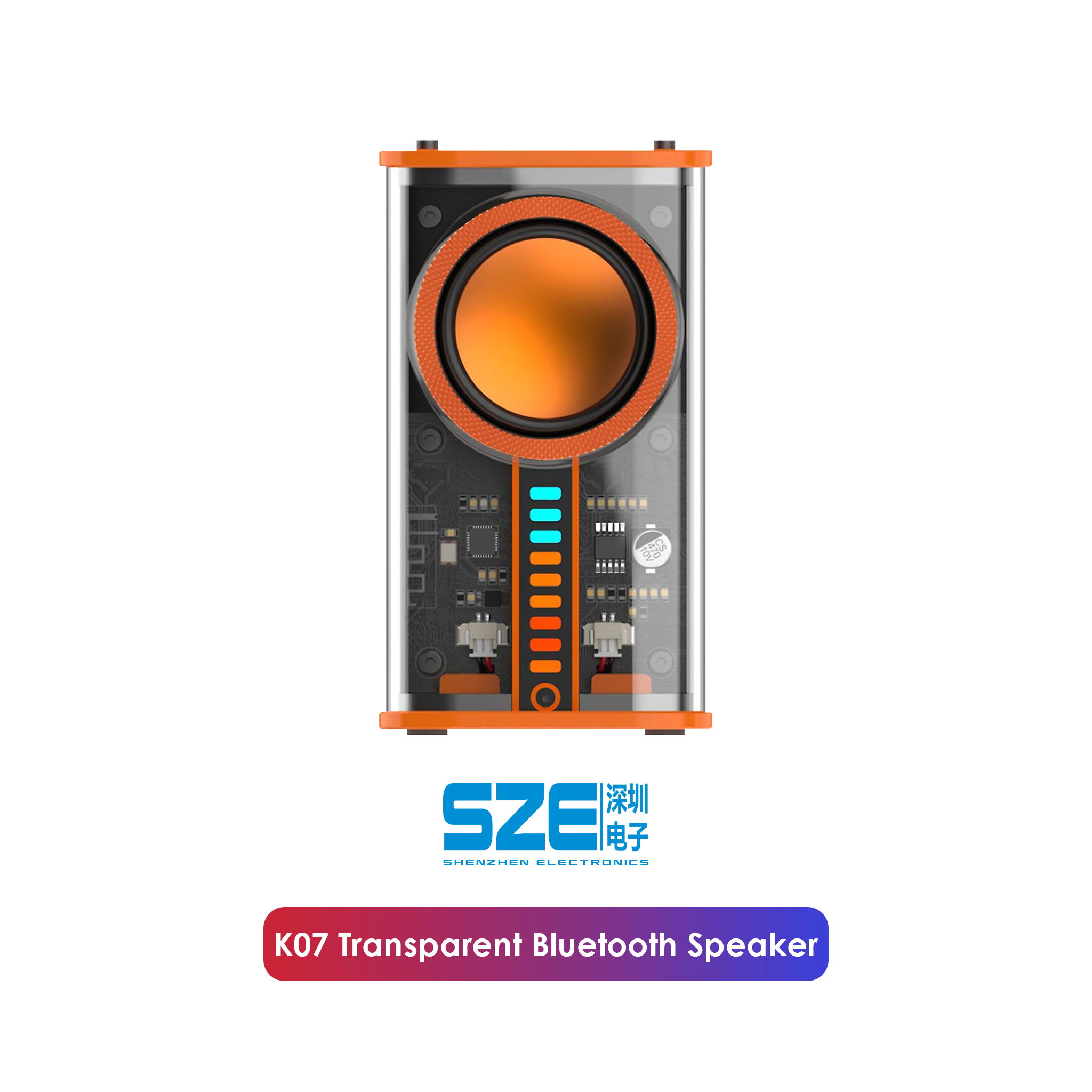 Sencor Party System Speakers K07 Transparent Mecha Wireless