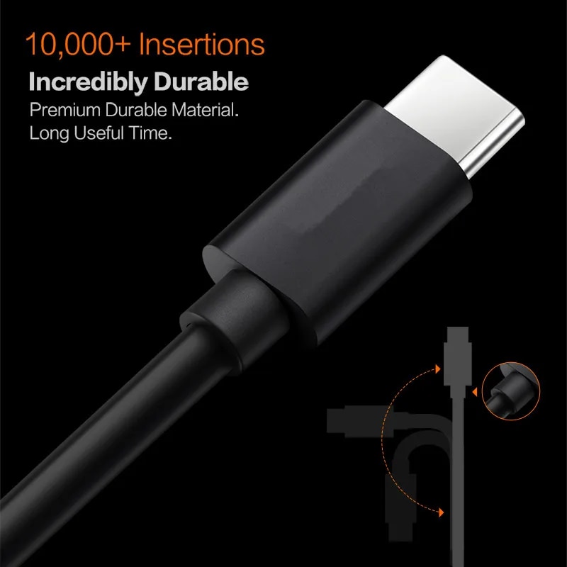 3.1 USB Type-C Charger Cable Fast Charge USB-C Charging Cable for Xiaomi mi5 mi 5s 4s mi4c Umi Samsung A10 A20 A30 A40 A50 A60. 