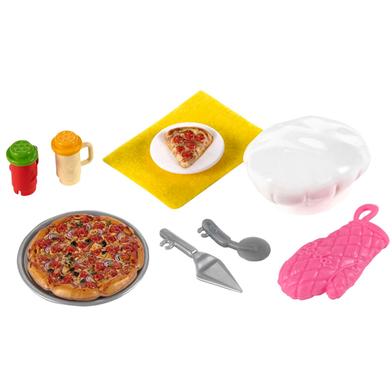 Barbie GTN63​ Chelsea Can Be Pizza Chef Playset with Brunette Chelsea Doll (6-in/15.24-cm), Pizza Oven, 2 Spice Shakers, Pizza Pan & More. 