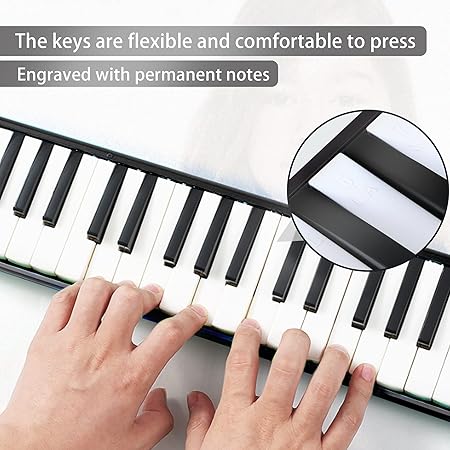 East Top Melodica with 37 Keys With Refine Bag. 