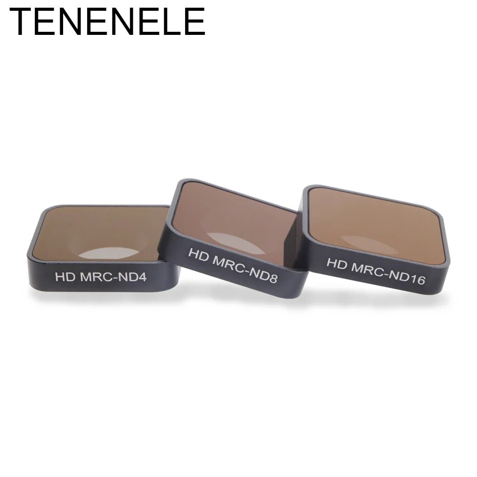【YIYANGMAOYI111】Sport Camera Filter Neutral Density Filters Set For GoPro Hero 7 Black ND 4 8 16 Filter Hero7 Accessories. 