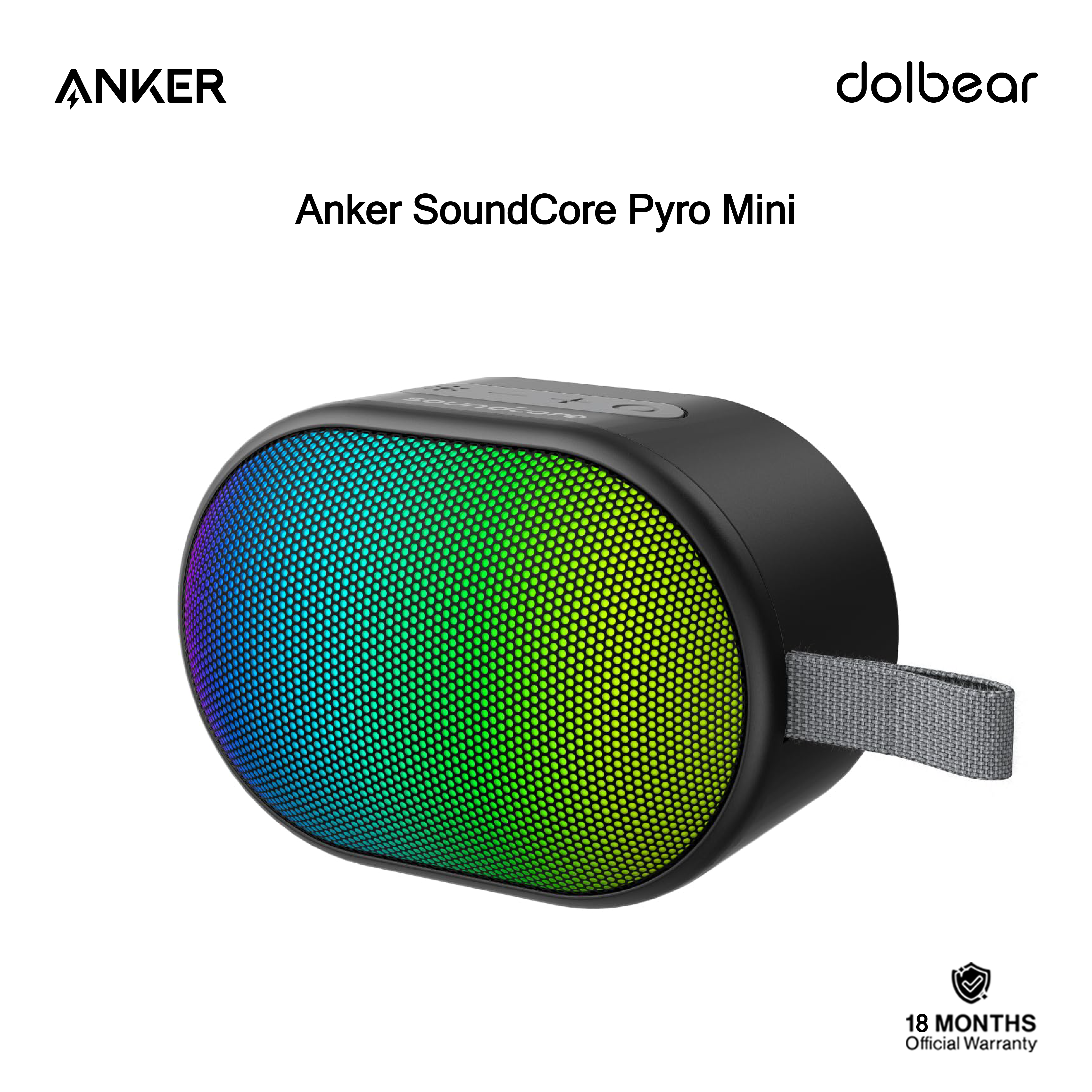 Anker Soundcore Pyro Mini Portable Bluetooth Speaker