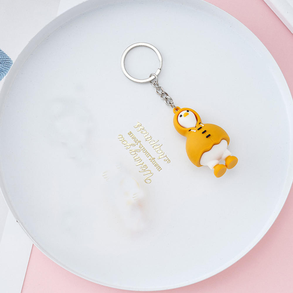 Wholesale Keychain Suppliers Bag Charm Keychain Duck-shaped Keychain Raincoat Duck Keychain Kawaii Keychain For Girls. 