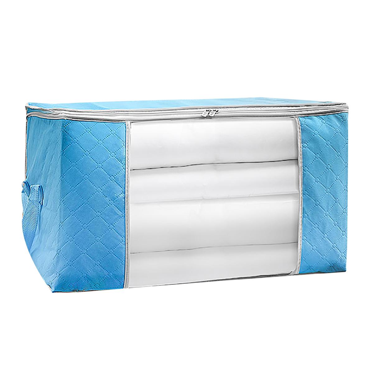 Blanket Storage Bag Foldable Space-saving Non-woven Fabric Folding Stackable Blanket Storage Bag for Wardrobe