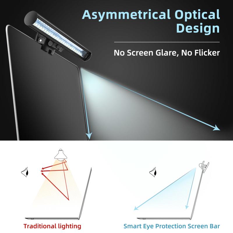 1 pcs LED Light Dimmable USB Desk Lamps Monitor Laptop Screen Light Bar LED Desktop Table Lamp Eye Protection Reading Lamp. 
