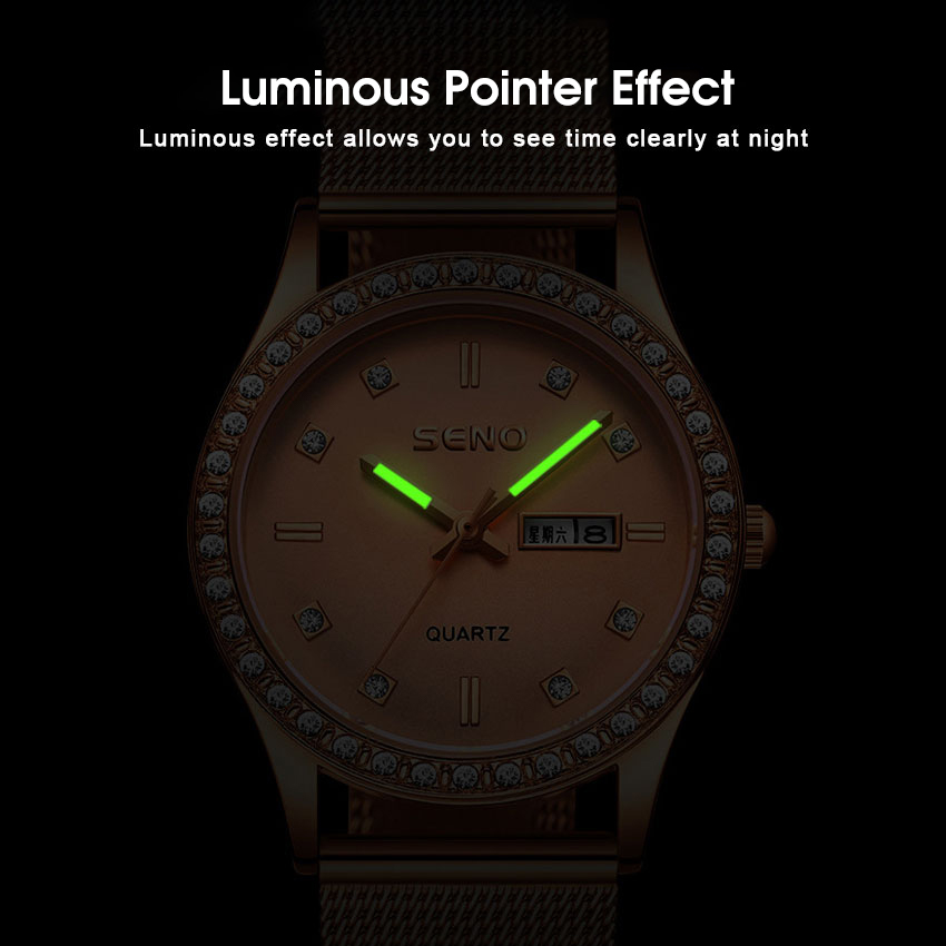 (NEW)2024 Women Watches Fashion Watches Casuals Quartz Watches Round Dial Watches 30M Waterproof Watches Alloy Thin Strap Business Wristwatch