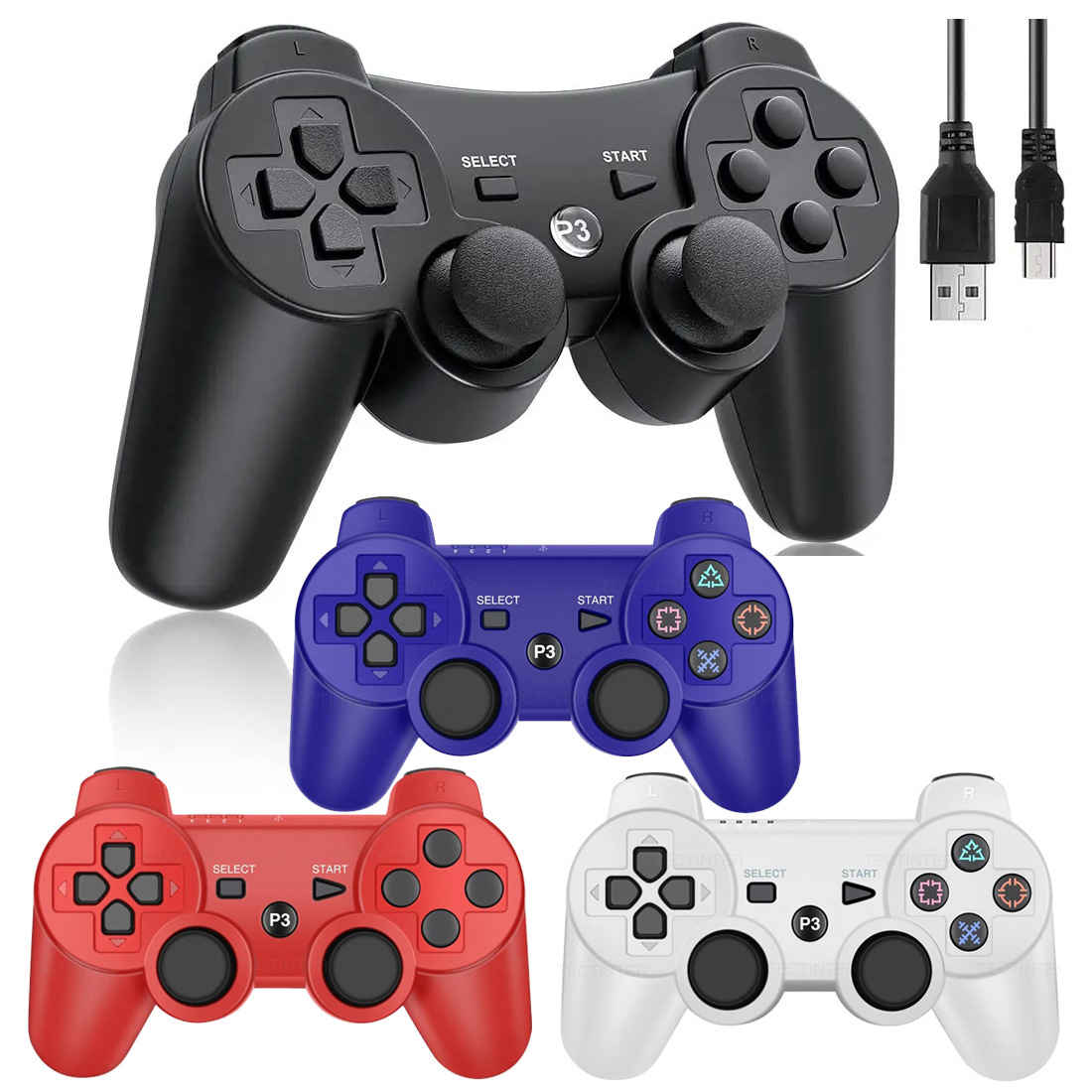 For SONY PS3 Controller Support Bluetooth Gamepad for PlayStation 3 Joystick Wireless Console for Sony SIXAXIS Controle For PC